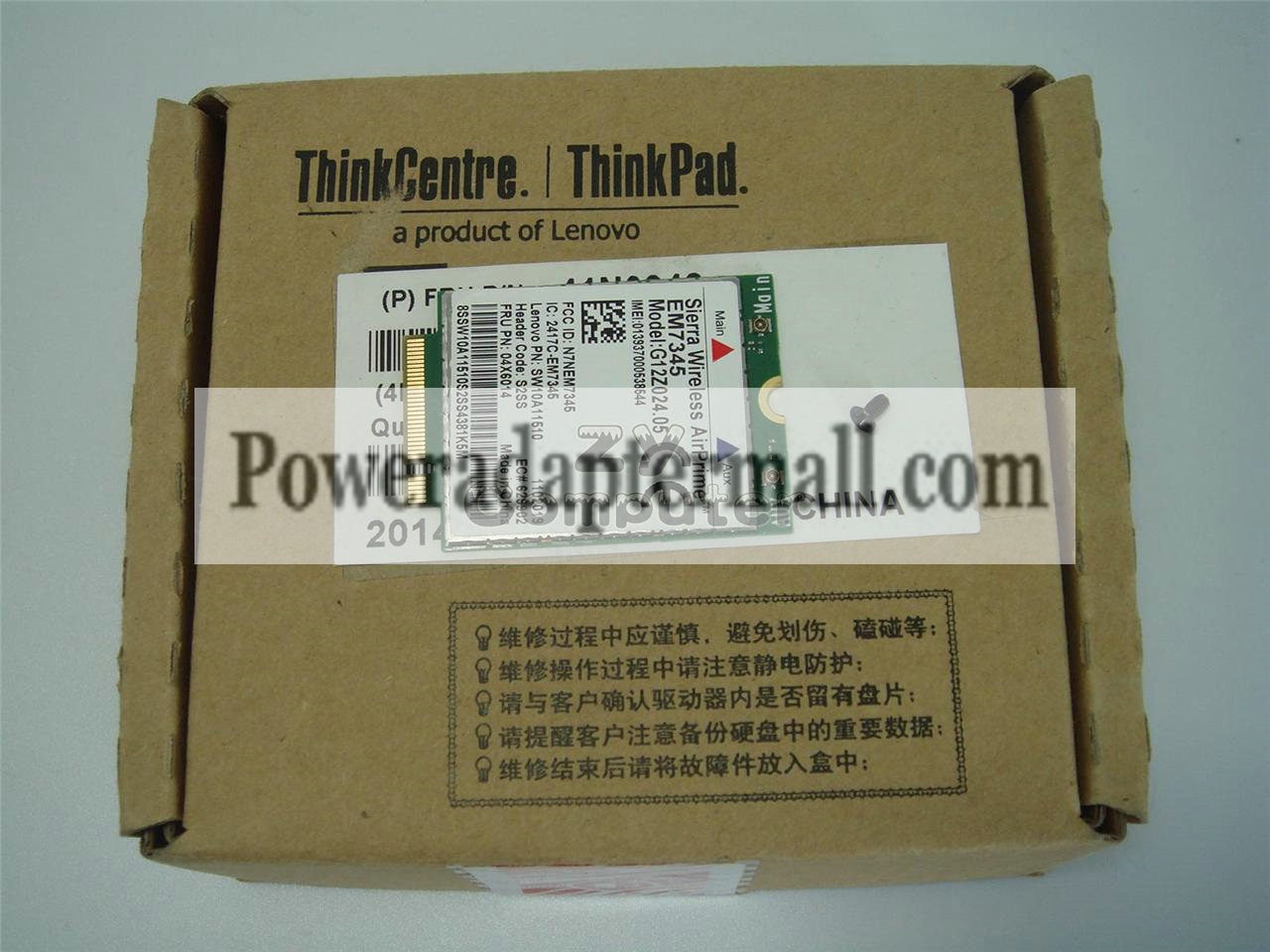 NEW IBM/Lenovo Thinkpad T540 W540 T540P EM7345 04X6014 4G Card - Click Image to Close